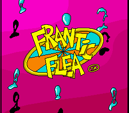 Frantic Flea (Europe) Title Screen